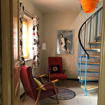 Cuisine dans la maison '60' plein de couleurs, Agonges, Allier