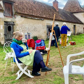 Groepsvakantie met table d'hotes op La Lue, Agonges, Midden Frankrijk.